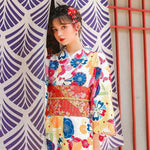 Load image into Gallery viewer, Colorful Women&#39;s Japanese Kimono &#39;Komaki&#39;
