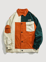 Load image into Gallery viewer, Corduroy Vintage Jacket &#39;Patchwork&#39;
