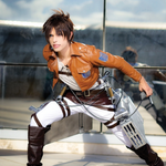 Load image into Gallery viewer, Eren Jaeger Cosplay Attack of Titans (SNK)
