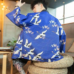 Load image into Gallery viewer, Crane Pattern Kimono Jacket &#39;Utsunomiya&#39;
