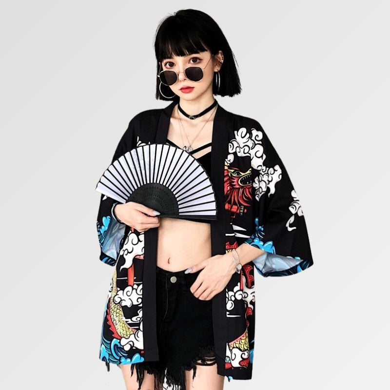 Dragon Kimono Jacket for Women 'Nakamura'