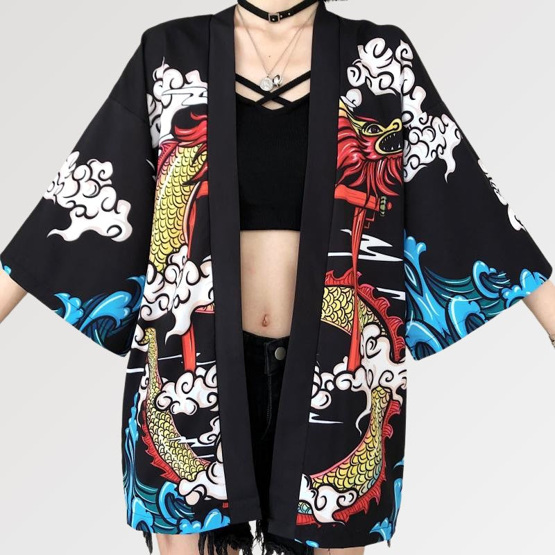 Dragon Kimono Jacket for Women 'Nakamura'