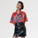 Load image into Gallery viewer, Dragon Pattern Blouse &#39;Kitaiwo&#39;
