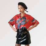 Load image into Gallery viewer, Dragon Pattern Blouse &#39;Kitaiwo&#39;
