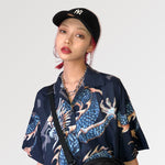 Load image into Gallery viewer, Dragon Pattern Blouse &#39;Kitaiwo&#39;
