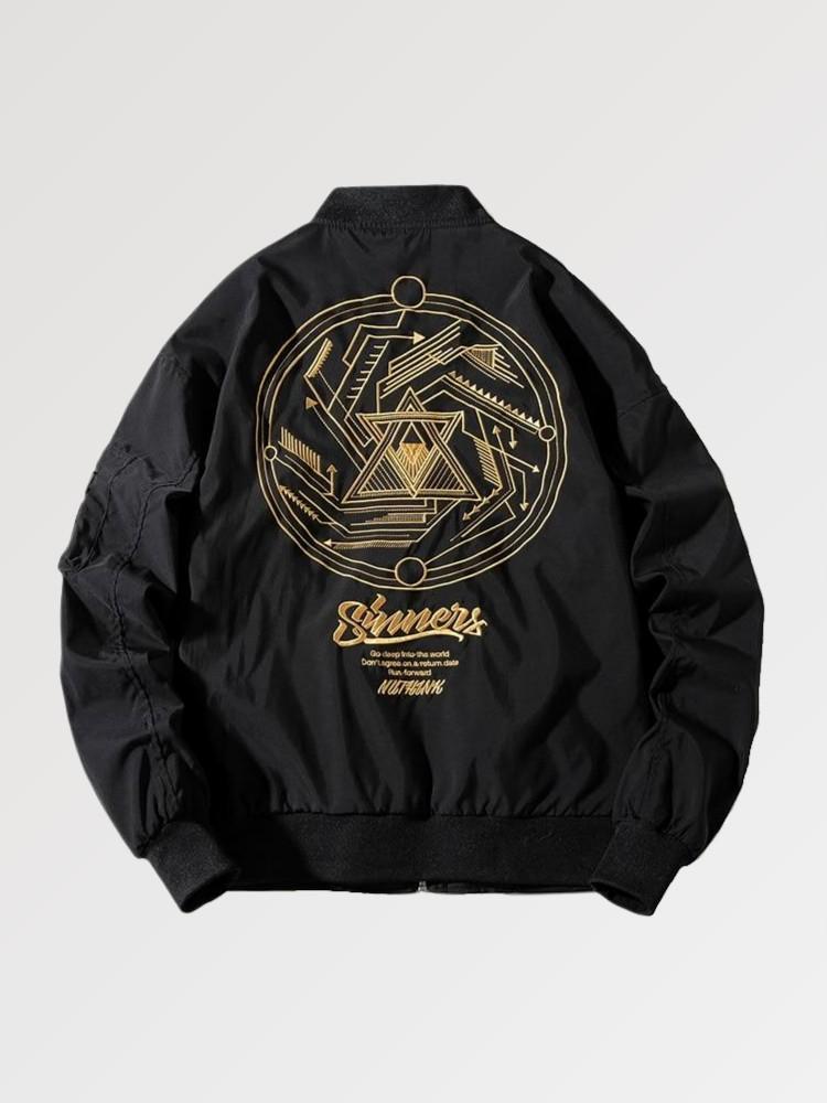 Embroidered Japanese Bomber 'Yamagata'