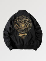 Load image into Gallery viewer, Embroidered Japanese Bomber &#39;Yamagata&#39;
