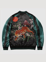Load image into Gallery viewer, Embroidered Sukajan Tiger Design &#39;Kasutamu&#39;
