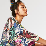 Load image into Gallery viewer, Floral Kimono Jacket for Women &#39;Seijiri&#39;
