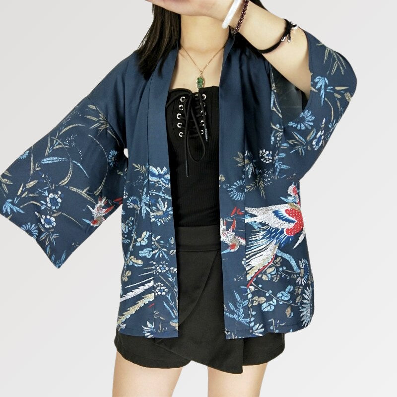 Floral Kimono Jacket 'Nansei'