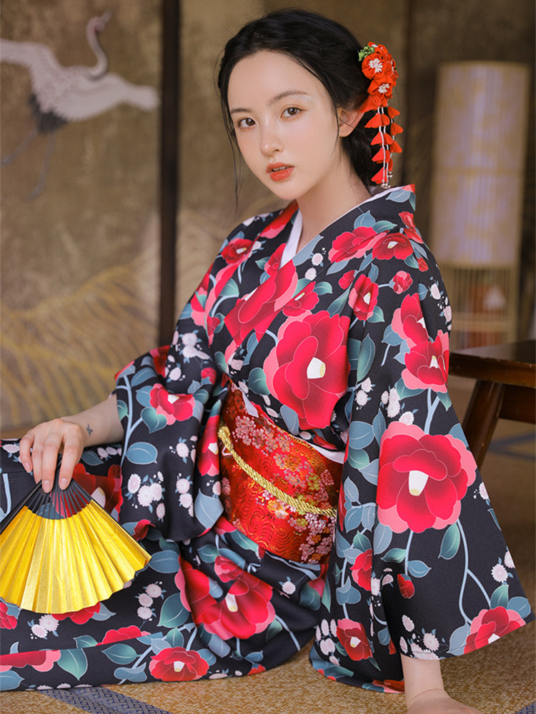Floral Women Kimono