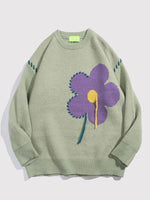 Load image into Gallery viewer, Flower Design Sweater &#39;Uru&#39;
