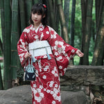 Load image into Gallery viewer, Flowered Japanese Kimono for Women &#39;Showa-Shinzan&#39;
