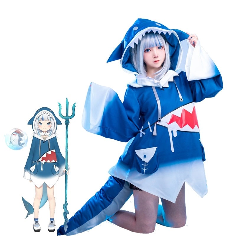 Gawr Gura Cosplay Shark Hololive