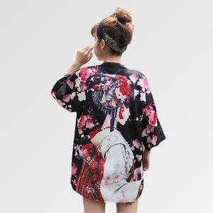 Geisha Kimono Jacket 'Sunpyre'