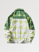 Load image into Gallery viewer, Green Denim Jacket &#39;Matsuri&#39;
