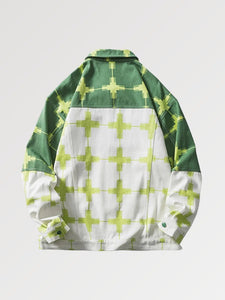 Green Denim Jacket 'Matsuri'