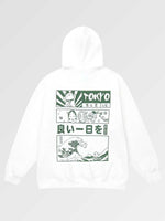 Load image into Gallery viewer, Hoodie with Traditional Japanese Pattern &#39;Kanagawa&#39;
