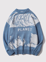 Load image into Gallery viewer, Japanese Anime Inspiration Sweater &#39;Planet&#39;
