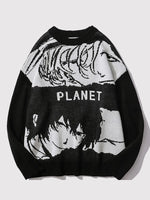 Load image into Gallery viewer, Japanese Anime Inspiration Sweater &#39;Planet&#39;
