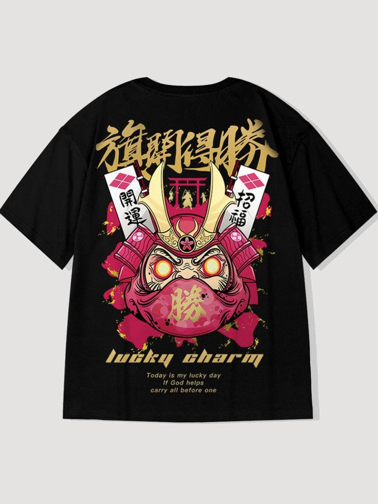 Japanese Daruma Shirt 'Lucky Charm'