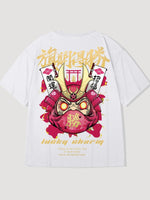 Load image into Gallery viewer, Japanese Daruma Shirt &#39;Lucky Charm&#39;
