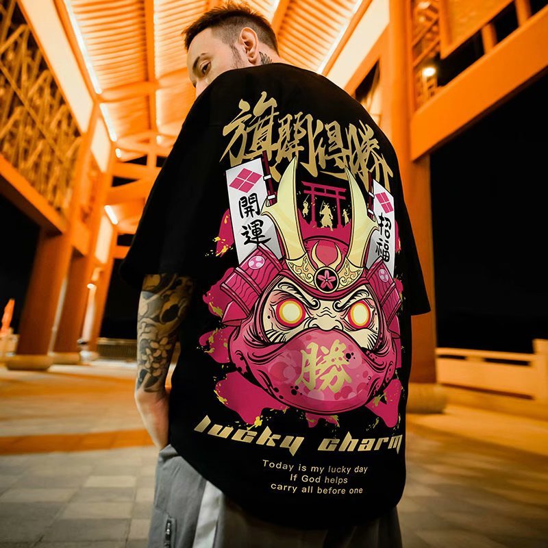 Japanese Daruma Shirt 'Lucky Charm'