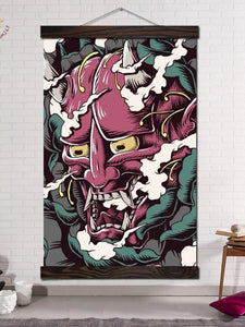 Japanese Demon Painting 'Hannya'