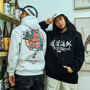 Japanese Devil Sweatshirt 'Marefisento'