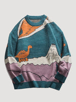 Load image into Gallery viewer, Japanese Dinosaur Sweater &#39;Kyoryu&#39;
