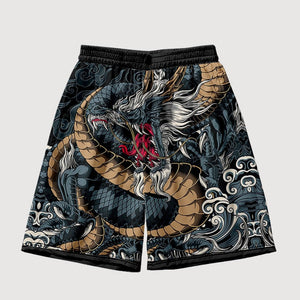 Japanese Dragon Shorts 'Kanibaru'