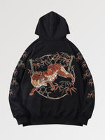 Load image into Gallery viewer, Japanese Embroidered Tiger Hoodie &#39;Iwate&#39;

