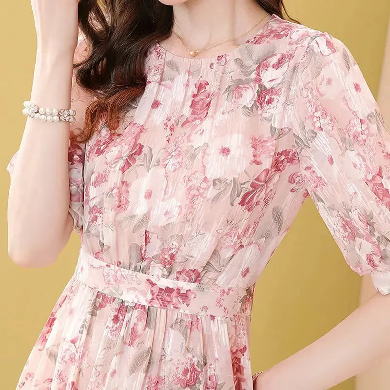 Japanese Floral Dress 'Hana'