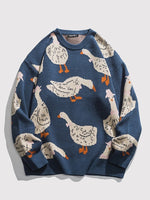 Load image into Gallery viewer, Japanese Goose Design Sweater &#39;Gacho&#39;
