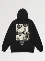 Load image into Gallery viewer, Japanese Hoodie Flower Pattern &#39;Furawazu&#39;
