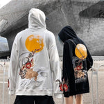Load image into Gallery viewer, Japanese Hoodie &quot;Full Moon&#39;
