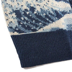 Load image into Gallery viewer, Japanese Kanagawa Wave Sweater &#39;Kappabashi&#39;
