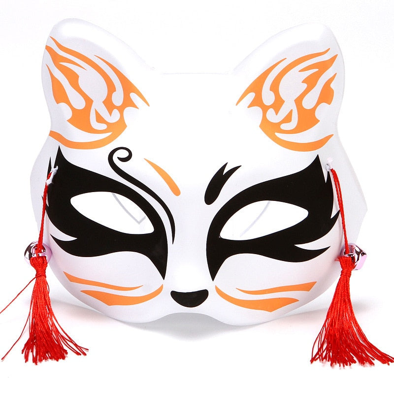 Kitnetsu Mask Japanese Kitsune Mask 'Dento' – My Japan Clothes