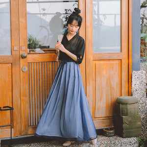 Japanese Long Dress 'Ogino'