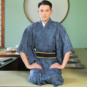 Japanese Mens Kimono 'Azuma-Kofuji'