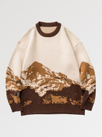 Load image into Gallery viewer, Japanese Mountain Design Sweater &#39;Asakusa&#39;
