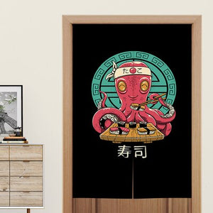 Japanese Noren 'Paul The Octopus'