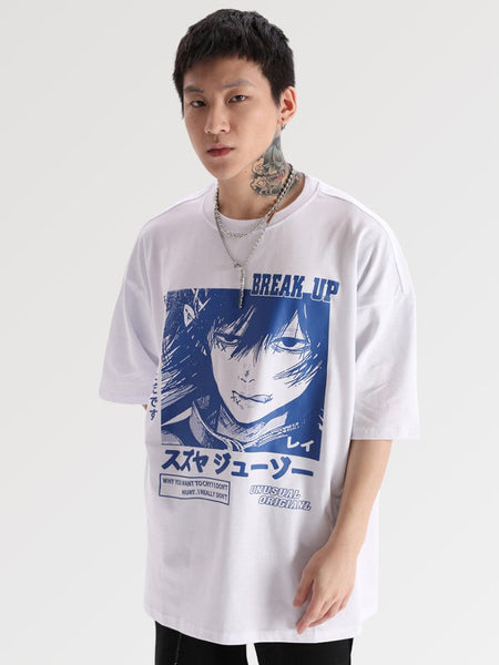 anime oversized t-shirt outfits