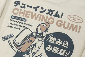 Japanese Oversize Shirt 'Chewing Gum'
