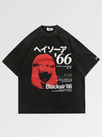 Load image into Gallery viewer, Japanese Oversize T-shirt &#39;Blackair&#39;
