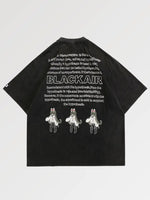 Load image into Gallery viewer, Japanese Oversize T-shirt &#39;Blackair&#39;
