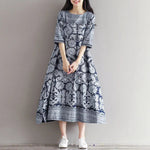 Load image into Gallery viewer, Japanese Pattern Dress &#39;Yuriko&#39;
