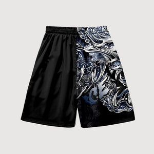 Japanese Pattern Shorts 'Sasori-Za'