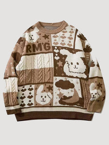 Japanese Rabbit Design Sweater 'Saitama'