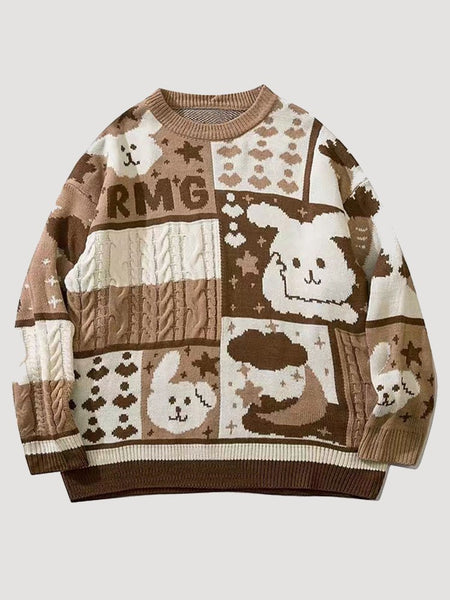 Japanese Rabbit Design Sweater 'Saitama' – My Japan Clothes